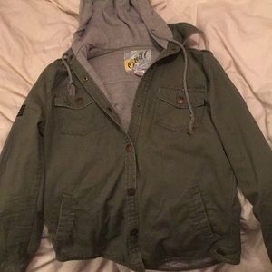 O'Neill green and grey jacket